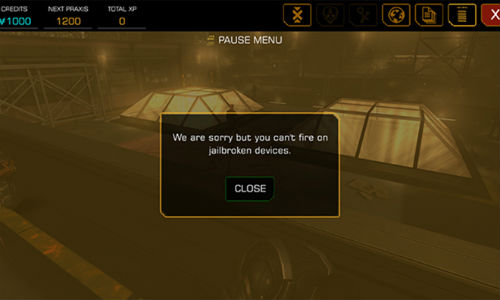 Jailbreak Error Message Deus Ex: The Fall
