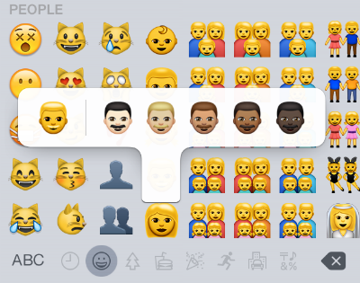 In iOS, the handshake emoji is the only skin-based emoji where you can't change the color of the skin. : r/ios