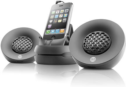 new geek-friendly iphone speakers from DLO iphone speakers