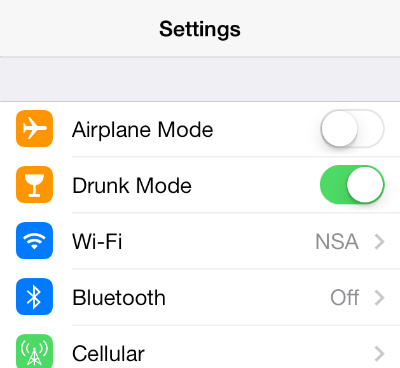 Drunk Mode Settings iPhone Drunk Mode