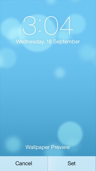 Dynamic Wallpaper iOS 7