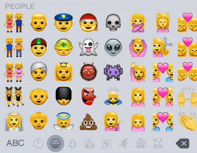 iOS 8.3 Emoji Picker iOS 8.3 Emoji