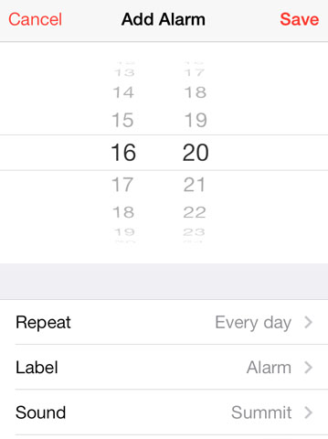 iOS 7 on silent alarm