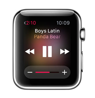 can you play music through apple watch speaker