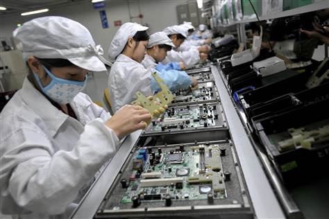 Foxconn struggles to match iphone 6 demand