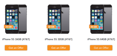 Gazelle iPhone 5s Trade In