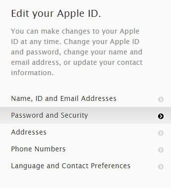 Apple ID 2-step verification2