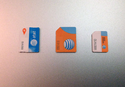 Nano-SIM with Micro-SIM