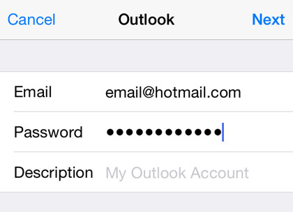 How To Add A Hotmail Account To Iphone Mail The Iphone Faq