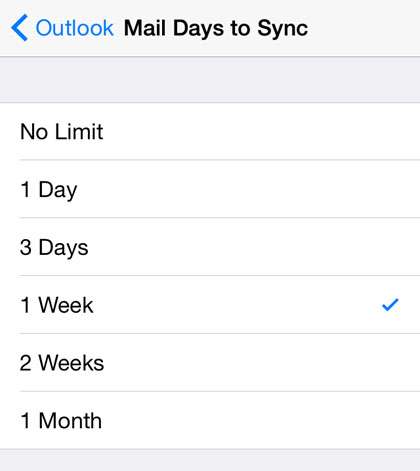 iOS Hotmail account4