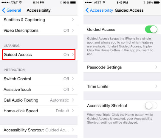 Use guided access to child-proof your iPhone.