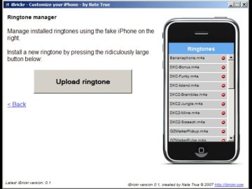 easy ringtone and application installation for windows with ibrickr