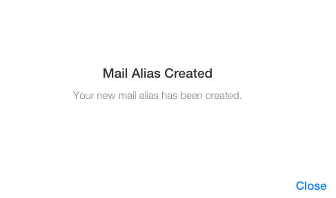 How to create an iCloud email alias.