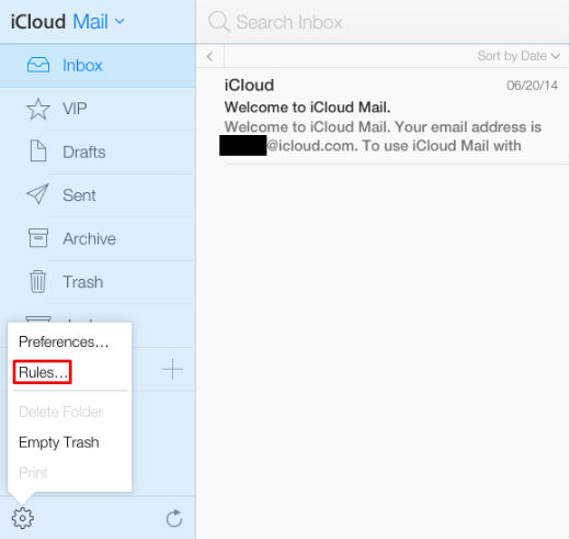 How to create rules for your iCloud email. How to create rules for your iCloud email.