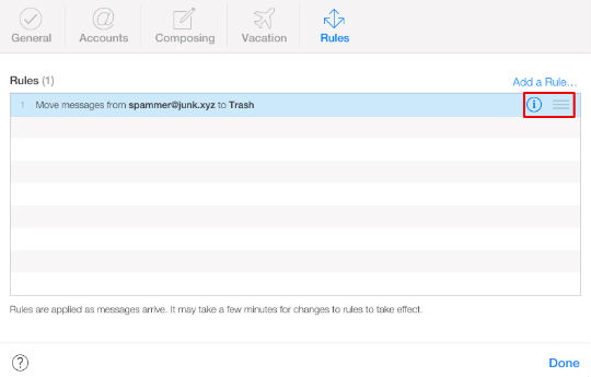 How to create rules for your iCloud email. How to create rules for your iCloud email.