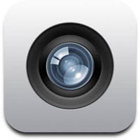 apple camera icon iPhone 5 8MP camera
