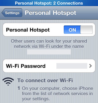 apple iphone native tethering personal hotspot iOS 4.3 apple iphone native tethering personal hotspot iOS 4.3