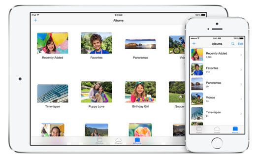 iOS 8 iCloud photo library