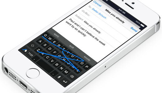 iOS 8 keyboard third party improvements