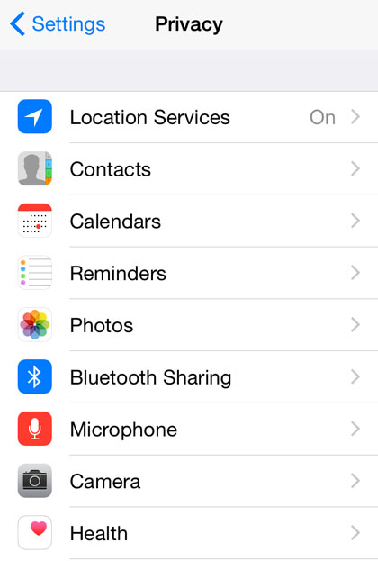 privacy iOS 8 iPhone location” title=