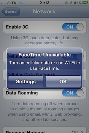ios 5 great features facetime 3g