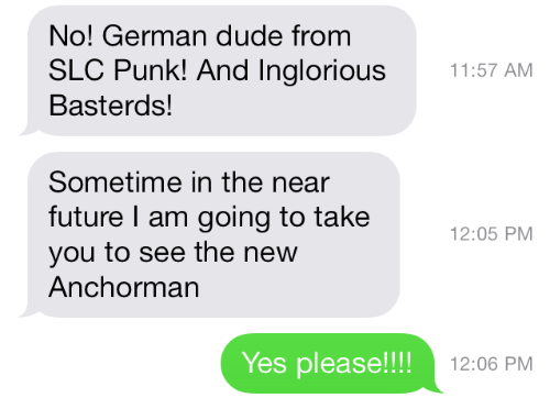 Swipe Left to See Timestamp iOS 7 Timestamp