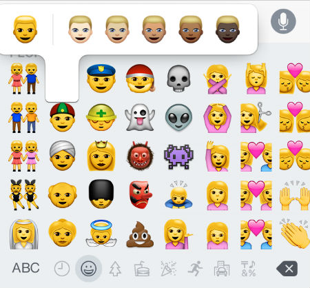 iOS 8.3 features new emojis and a new interface. iOS 8.3 features new emojis and a new interface.