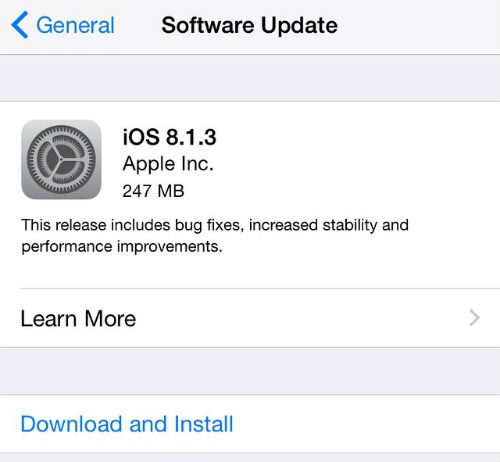 iOS 8.1.3” title=