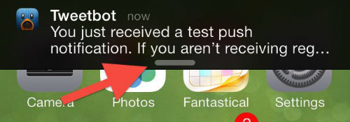 iOS 7 Banner Notifications