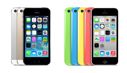 iPhone sales comparison iPhone 5c and iPhone 5s sales