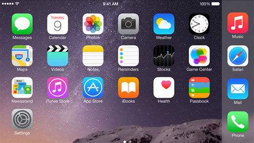 Does the iPhone 6 home screen / SpringBoard rotate? | The iPhone FAQ