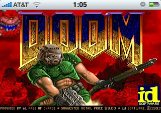 doom running on apple iphone