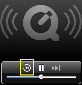 apple iphone icon play back last 30 seconds apple iphone icon repeat last 30 seconds