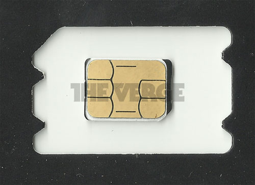 proposed NANO SIM card Apple nano SIM card