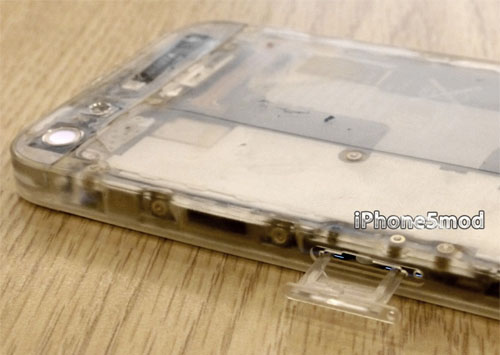 mod iPhone 5 translucent parts iPhone 5 translucent clear housing