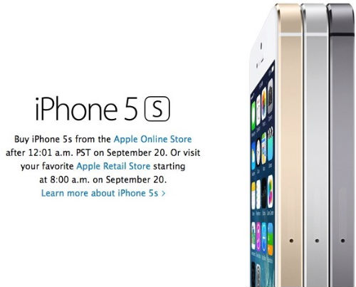 iPhone 5s Pre-Order