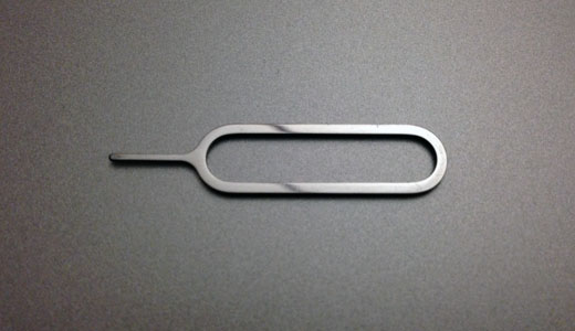 SIM ejector tool liquidmetal Apple liquidmetal SIM ejector