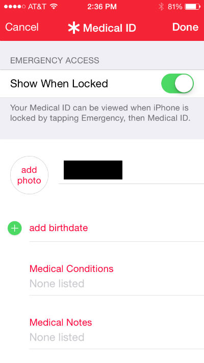 How to create a medical ID in iOS 8 How to create a medical ID in iOS 8