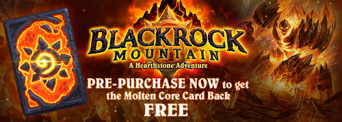 Molten Card Back Hearthstone: Blackrock Mountain