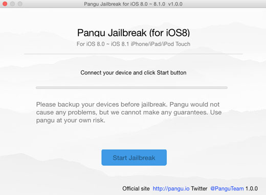 Install Cydia iOS 8.1 Pangu Mac3 iOS 8.1 jailbreak Pangu OS X instructions3