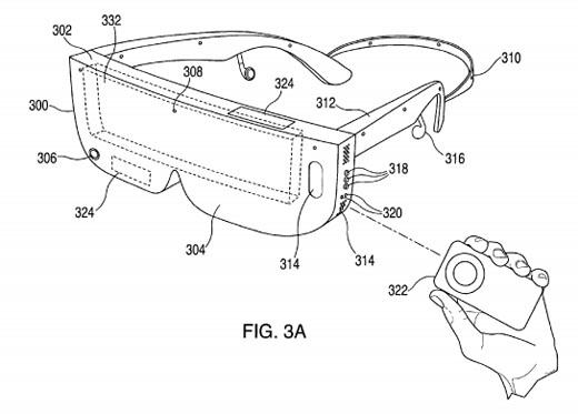 virtual reality iPhone Apple VR patent1