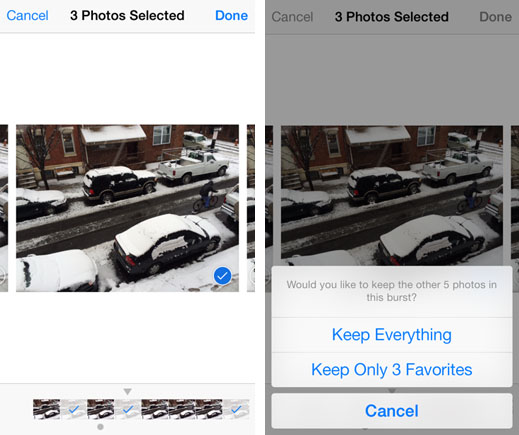 iPhone 5s Burst mode instructions3 iPhone iOS 7 burst mode