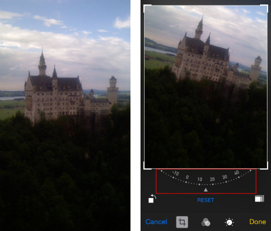 How to edit photos in iOS 8