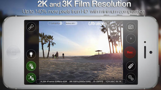 Ultrakam 2K 3K video