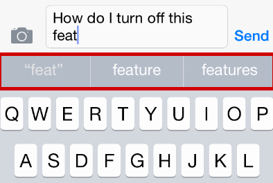 iOS 8 Predictive Keyboard iOS 8 Predictive Keyboard