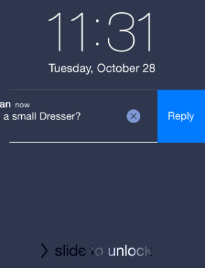 iOS 8 Interactive Notifications