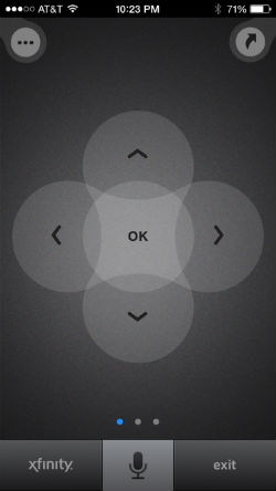 Remote control for Comcast Xfinity on iPhone Remote control for Comcast Xfinity on iPhone