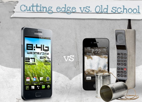 iPhone 4S old Samsung Facebook