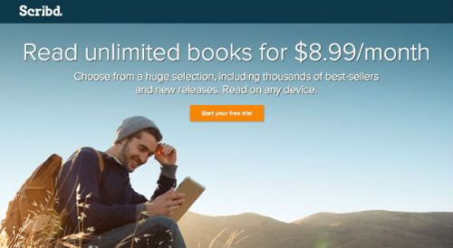 Scribd Digital Book Subscription Service Scribd