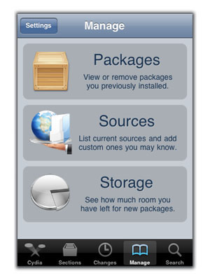 Semi-tethered jailbreak iOS 5 photo 1 SemiTether package iOS 5 jailbreak step 1